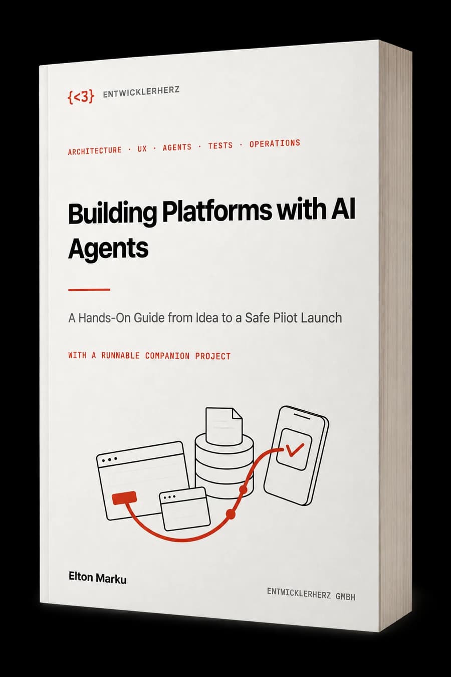 Book cover: Building Platforms with AI Agents by Elton Marku
